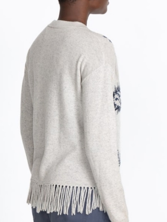 Johnny Was Bijoux Fridge Wool Cashmere  Zodiac Astrology Cardigan Sweater sz S - Picture 3 of 11